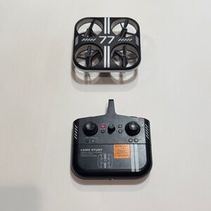 Lumo Stunt Black and White Mini Drone with Controller